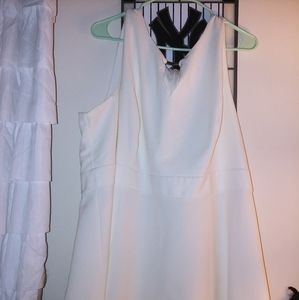 Cute off white lane bryant dress size 24